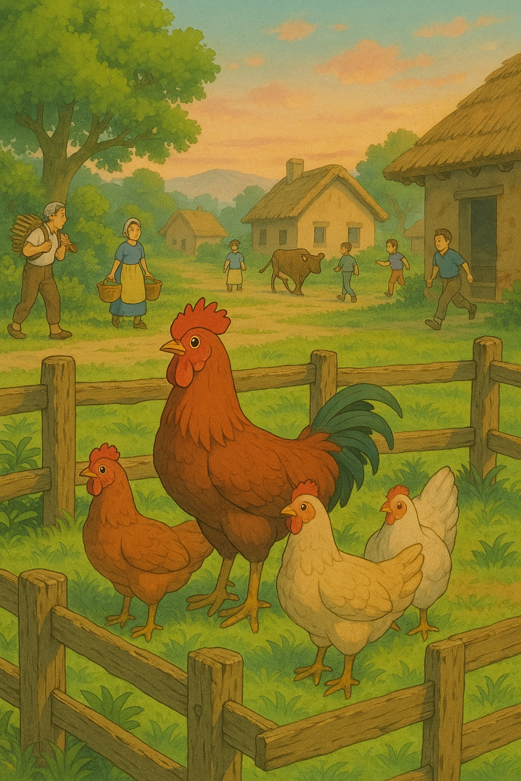 मुर्गों का घमंड