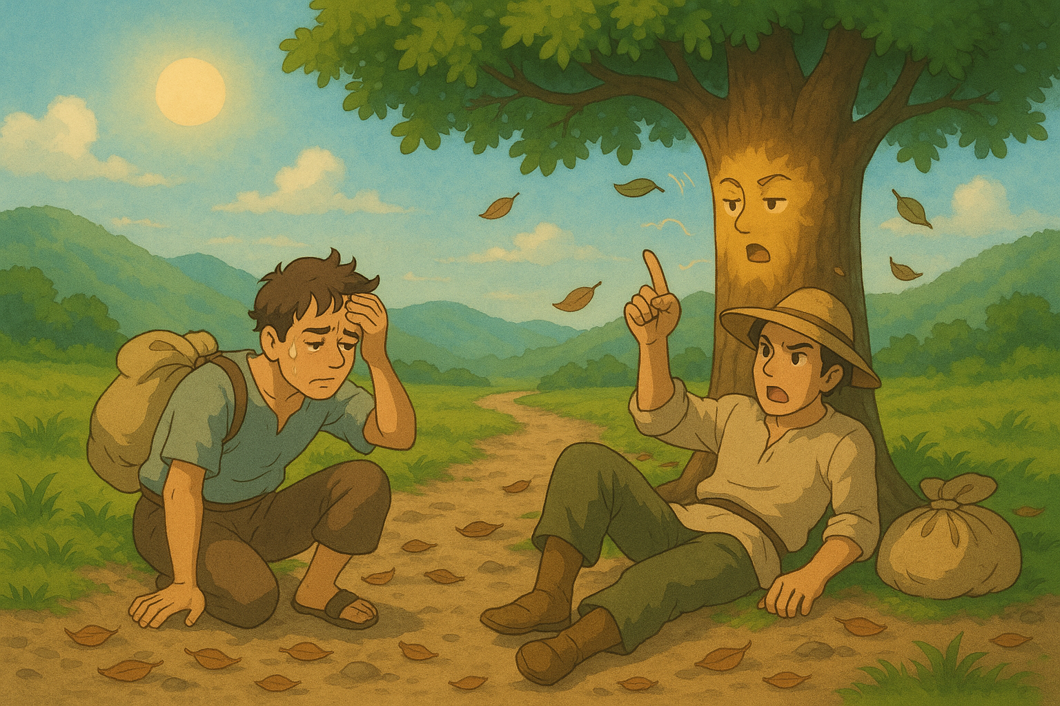 राही और पेड़