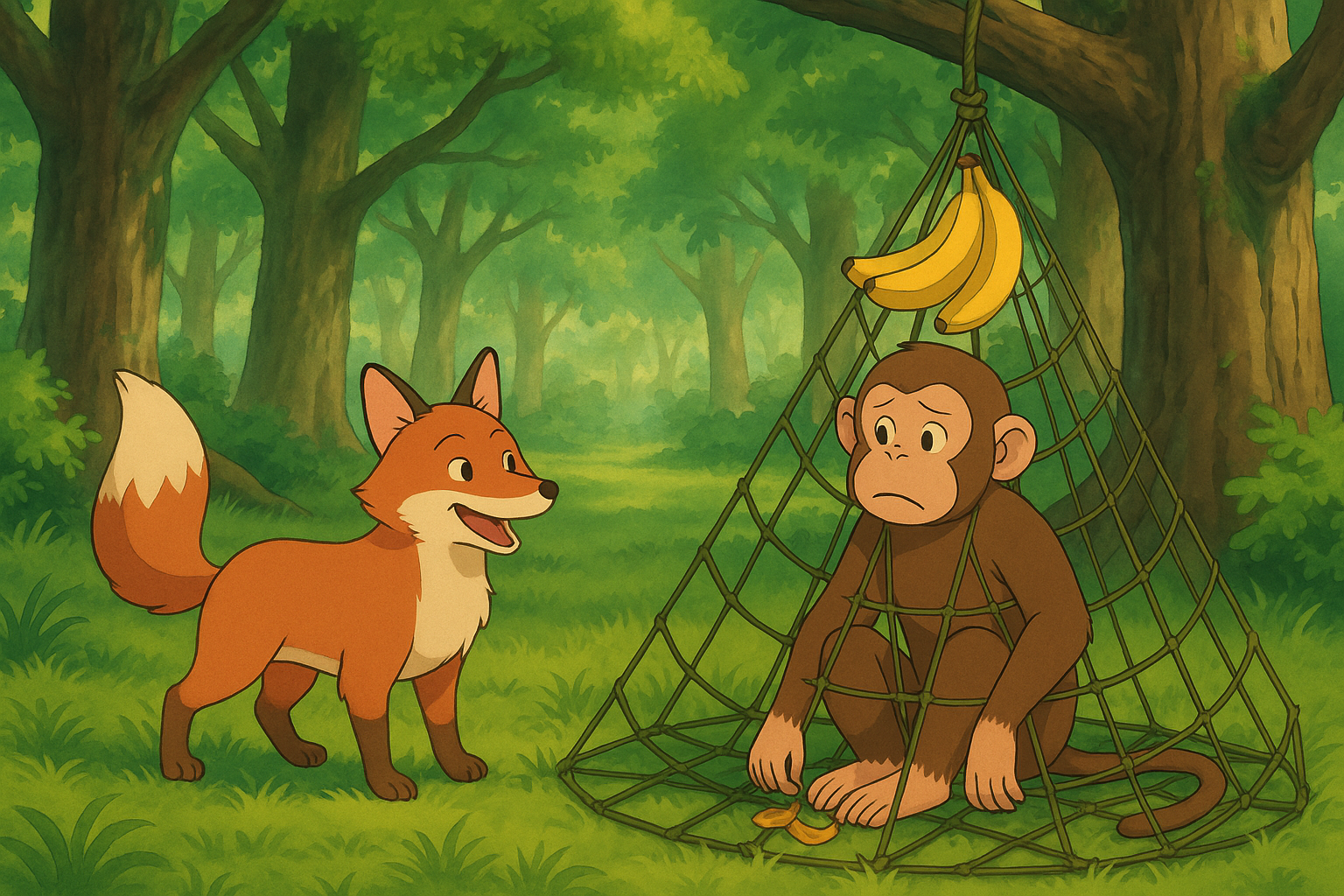 बंदर और लोमड़ी